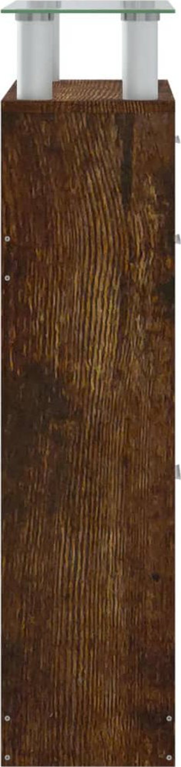 vidaXL Παπουτσοθήκη, Καπνιστή Δρυς, 63x24x104 cm