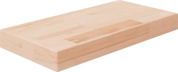 vidaXL Ράφι, 40x20x4 cm, ακατέργαστο μασίφ ξύλο δρυς