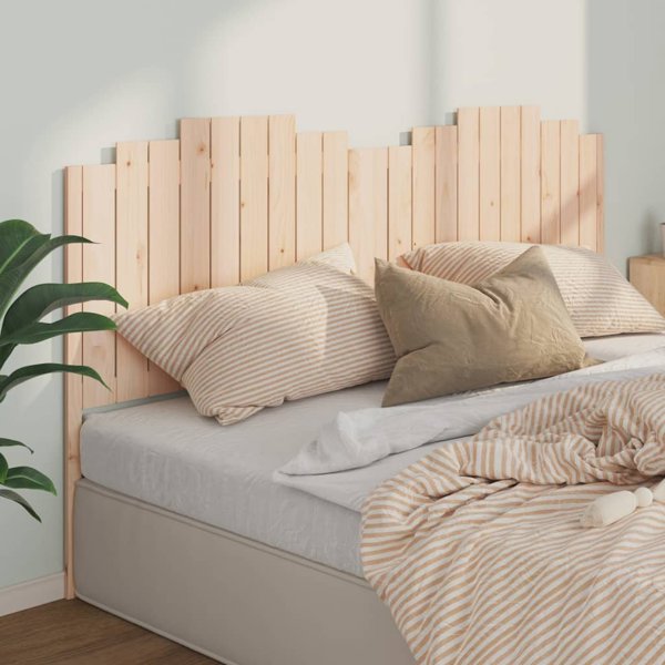 vidaXL Κεφαλάρι κρεβατιού 206x4x110 cm από ελαφρύ ξύλο πεύκου