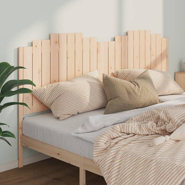 vidaXL Κεφαλάρι κρεβατιού 206x4x110 cm από ελαφρύ ξύλο πεύκου