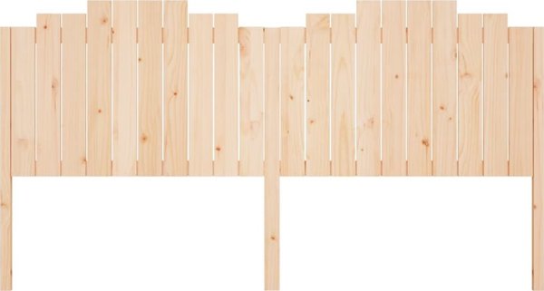 vidaXL Κεφαλάρι κρεβατιού 206x4x110 cm από ελαφρύ ξύλο πεύκου