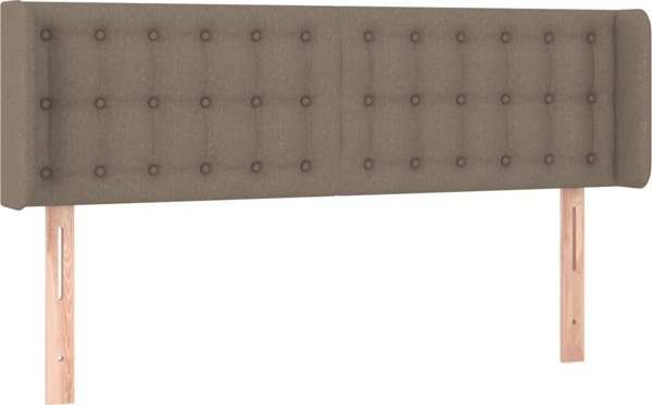 vidaXL Κεφαλάρι uszak taupe 147x16x78/88 cm ύφασμα