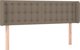 vidaXL Κεφαλάρι uszak taupe 147x16x78/88 cm ύφασμα