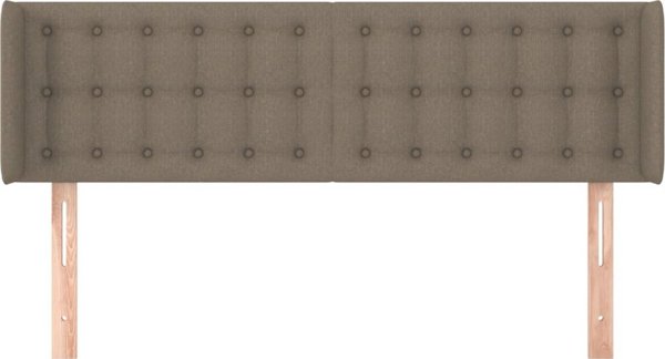 vidaXL Κεφαλάρι uszak taupe 147x16x78/88 cm ύφασμα