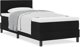 vidaXL Box Spring z materacem Czarny 90x190 cm Tkanina