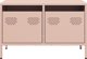 vidaXL Ροζ ντουλάπι TV 68x39x43,5 cm από ψυχρής έλασης μέταλλο