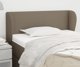 vidaXL Zaglowek Uszak, Taupe, 83x23x78/88 cm, tkanina