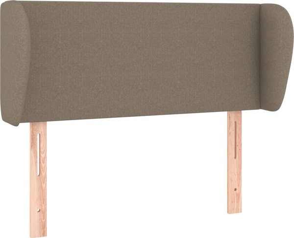 vidaXL Zaglowek Uszak, Taupe, 83x23x78/88 cm, tkanina