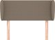 vidaXL Zaglowek Uszak, Taupe, 83x23x78/88 cm, tkanina
