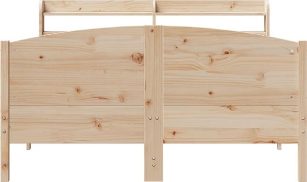 vidaXL Rama κρεβατιού χωρίς στρώμα, 160x200 cm, μασίφ πεύκο