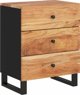 vidaXL vidaXL Szafka nocna, 50x33x62 cm, lite drewno akacjowe