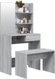 vidaXL Σετ με τουαλέτα, γκρι δρυς σονόμα, 74,5x40x141 εκ.