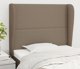vidaXL Zaglowek uszak, taupe, 103x23x118/128 cm, tkanina