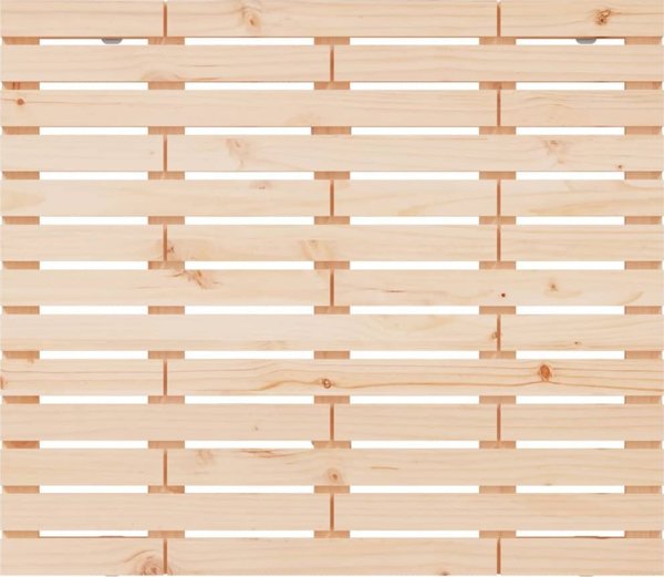 vidaXL Κεφαλάρι Κρεβατιού 126x3x91,5 cm από Στερεό Ξύλο Πεύκου
