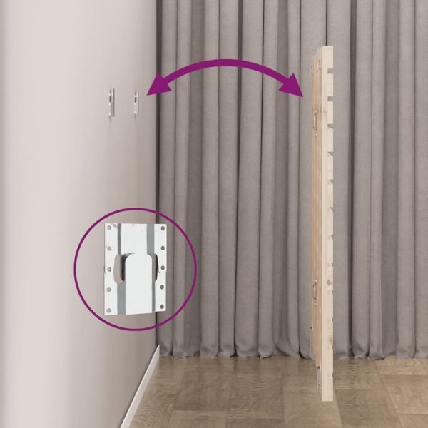 vidaXL Κεφαλάρι Κρεβατιού 126x3x91,5 cm από Στερεό Ξύλο Πεύκου