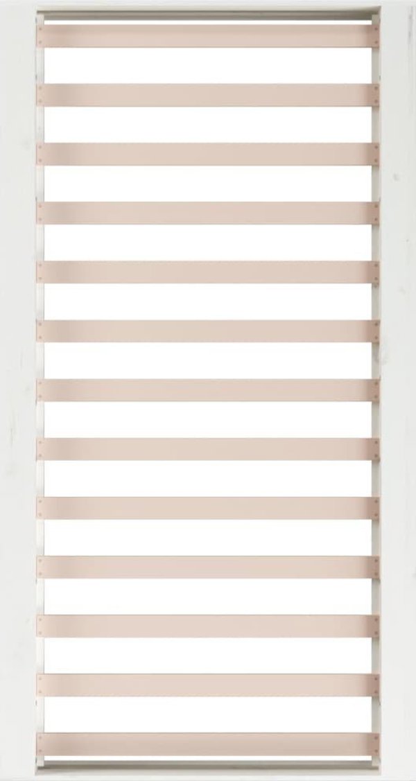 vidaXL Κρεβατοκάμαρα, λευκή, 90x190 cm, μονή, από μασίφ ξύλο