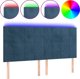 vidaXL Zaglowek do lozka me to LED, skouroble, 160x5x118/128 cm