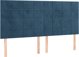 vidaXL Zaglowek do lozka me to LED, skouroble, 160x5x118/128 cm