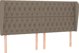 vidaXL Κεφαλάρι uszak, taupe, 183x23x118/128 εκ., ύφασμα