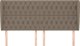 vidaXL Κεφαλάρι uszak, taupe, 183x23x118/128 εκ., ύφασμα