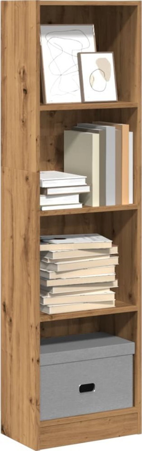 vidaXL Ράφι δρυς artisian 40x24x143 εκ. από ξυλοποικό υλικό