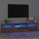 vidaXL Szafka pod TV z oswietleniem LED pryzdymiony dob 195x35x40 cm