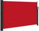 vidaXL Zwijana markiza boczna, czerwona, 120 x 600 cm