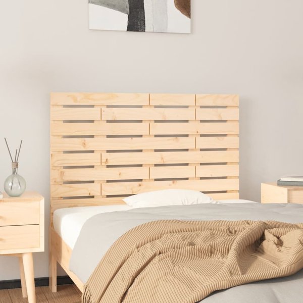 vidaXL Κεφαλάρι κρεβατιού 96x3x63 cm από μασίφ πεύκο