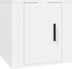 vidaXL Επιτοίχιο έπιπλο τηλεόρασης λευκό, 40x34,5x40 cm