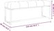 vidaXL Πάγκος γκρι, 110x36x45 εκ., με βελούδινη επένδυση