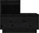 vidaXL vidaXL Szafki nocne, 2 szt., czarne, 60x34x51 cm, lite drewno sosnowe