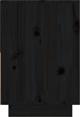 vidaXL vidaXL Szafki nocne, 2 szt., czarne, 60x34x51 cm, lite drewno sosnowe
