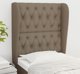 vidaXL Κεφαλάρι uszak, taupe, 83x23x118/128 εκ., ύφασμα