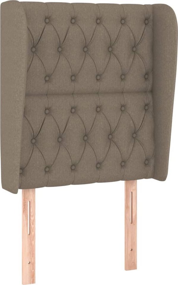 vidaXL Κεφαλάρι uszak, taupe, 83x23x118/128 εκ., ύφασμα
