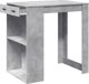 vidaXL Stolik barowy szarosc betonu 102x70x103,5 cm