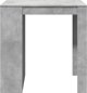 vidaXL Stolik barowy szarosc betonu 102x70x103,5 cm