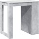 vidaXL Stolik barowy szarosc betonu 102x70x103,5 cm