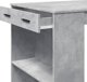 vidaXL Stolik barowy szarosc betonu 102x70x103,5 cm