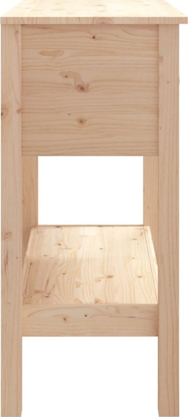 vidaXL vidaXL Stolik konsolowy, 75x35x75 cm, lite drewno sosnowe