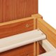 vidaXL Κρεβάτι με ράφι 135x190 cm χωρίς στρώμα από ξύλο πεύκου