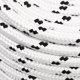 vidaXL Πλεγμένο ναυτικό σχοινί, λευκό, 12 mm x 25 m, πολυεστέρας