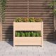 vidaXL Donica, 77x25x66 cm, lite drewno sosnowe