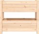 vidaXL Donica, 77x25x66 cm, lite drewno sosnowe