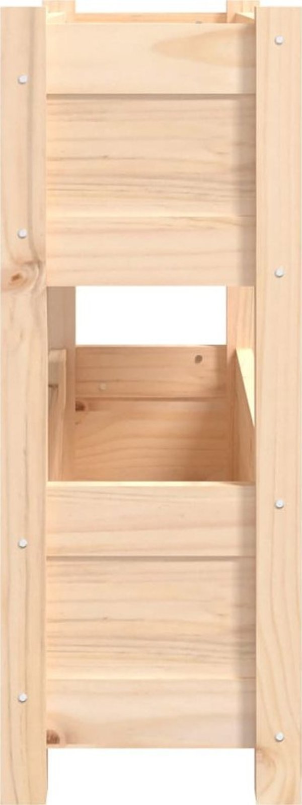 vidaXL Donica, 77x25x66 cm, lite drewno sosnowe