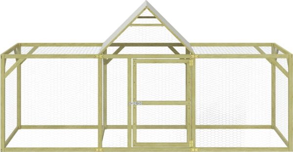 Κλουβί για κοτόπουλα vidaXL, 300x100x150 cm, εμποτισμένο πεύκινο ξύλο