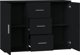 vidaXL Ντουλάπι, μαύρο, 91x29,5x65 εκ, από ξύλινο σύνθετο υλικό