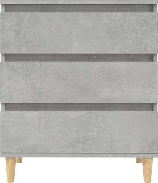 vidaXL Κομότα γκρι τσιμέντο, 60x35x70 εκ, από υλικό ξύλου