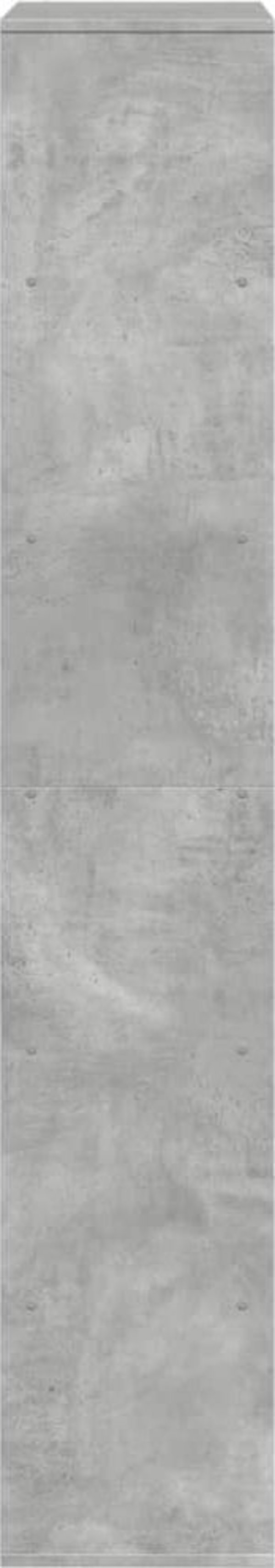 vidaXL Ράφι Βιβλιοθήκης, σκουρόχρωμο γκρι, 100x33x187,5 εκ, ξύλινο υλικό