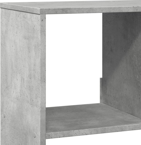 vidaXL Ράφι Βιβλιοθήκης, σκουρόχρωμο γκρι, 100x33x187,5 εκ, ξύλινο υλικό