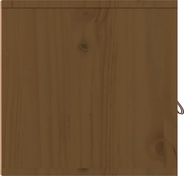 vidaXL Επιτοίχια ντουλάπα, μέλι καφέ, 80x30x30 cm, μασίφ ξύλο πεύκου